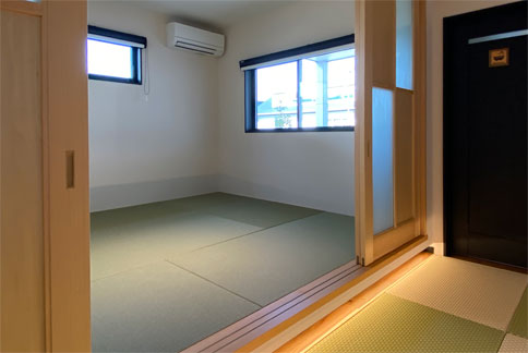 バウハウス 寝室和室