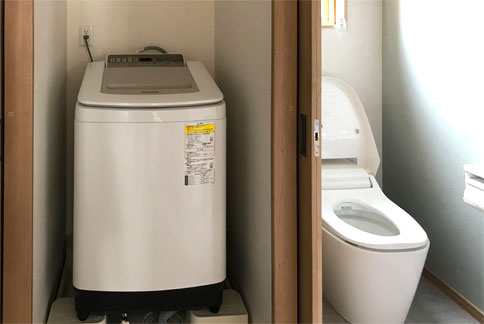 ゲストハウス 洗濯機・トイレ